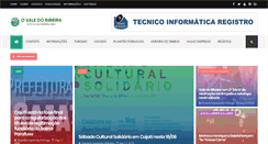 Desktop Screenshot of ovaledoribeira.com.br